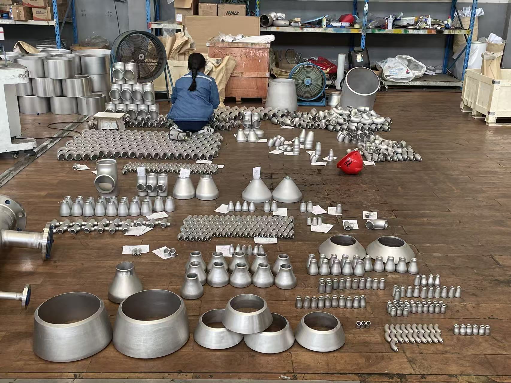 Inspection of pipe fittings before release for shipment